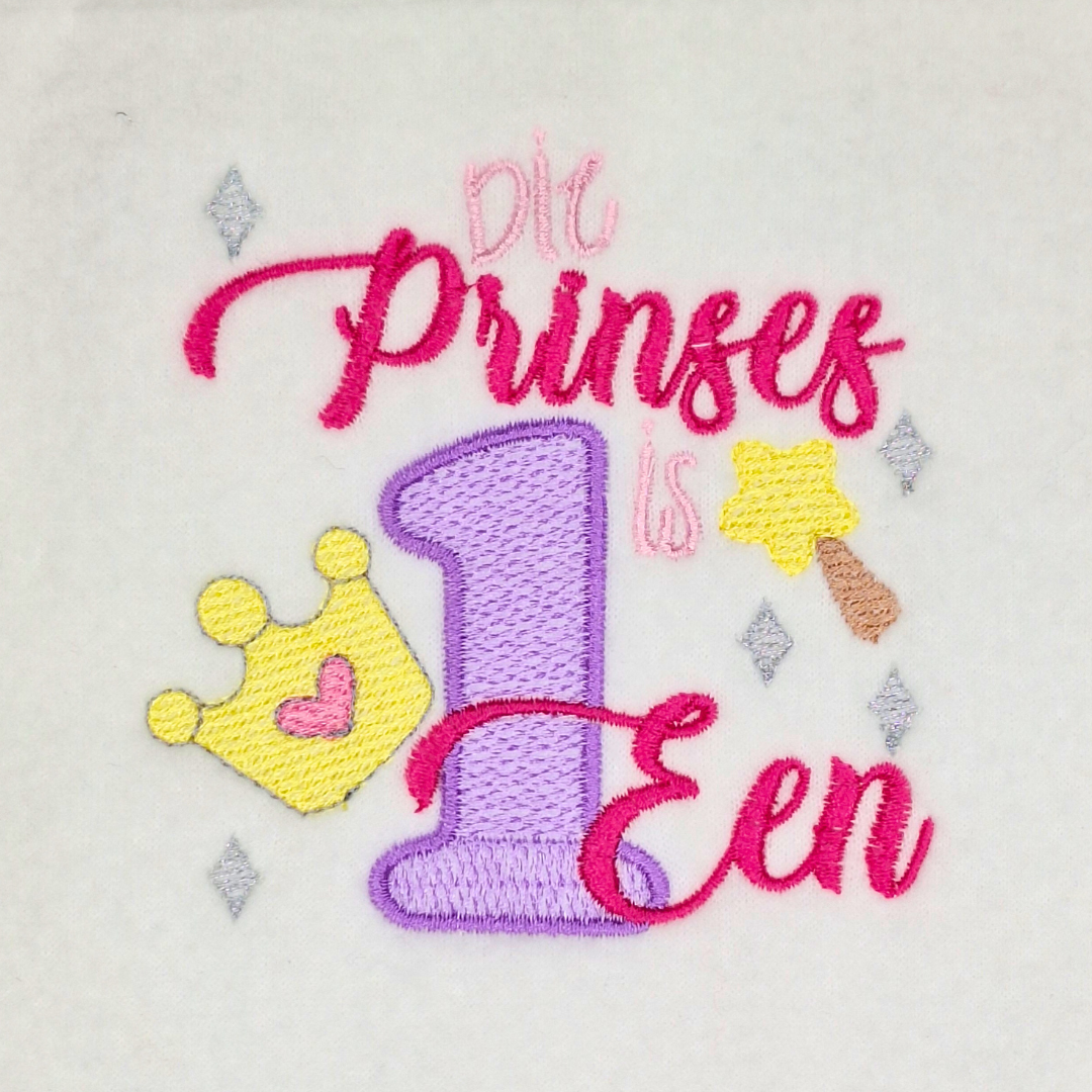 Die Prinses Is Een Afrikaans Machine Embroidery Design