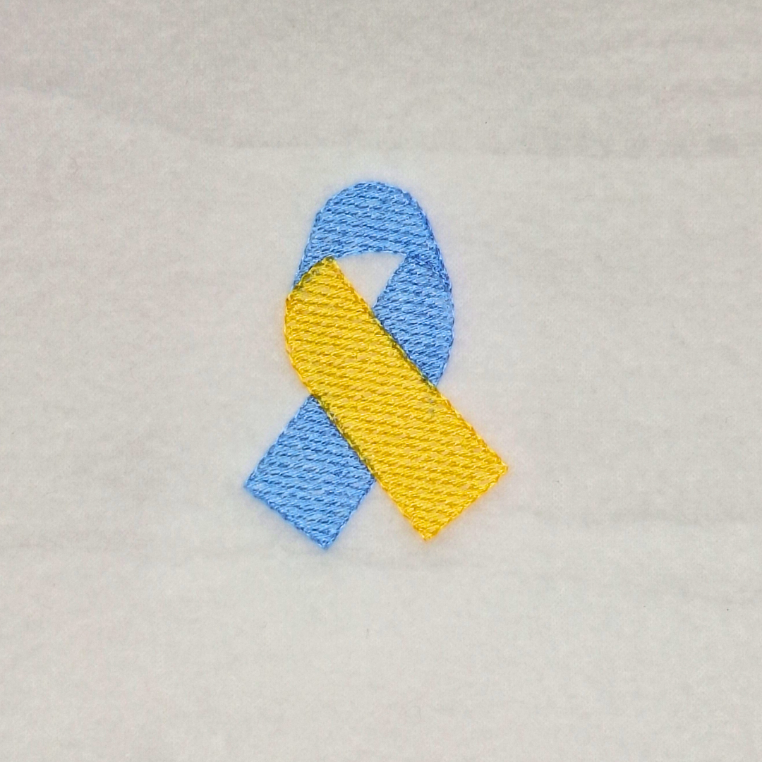 Down Syndrome Awareness Machine Embroidery Design