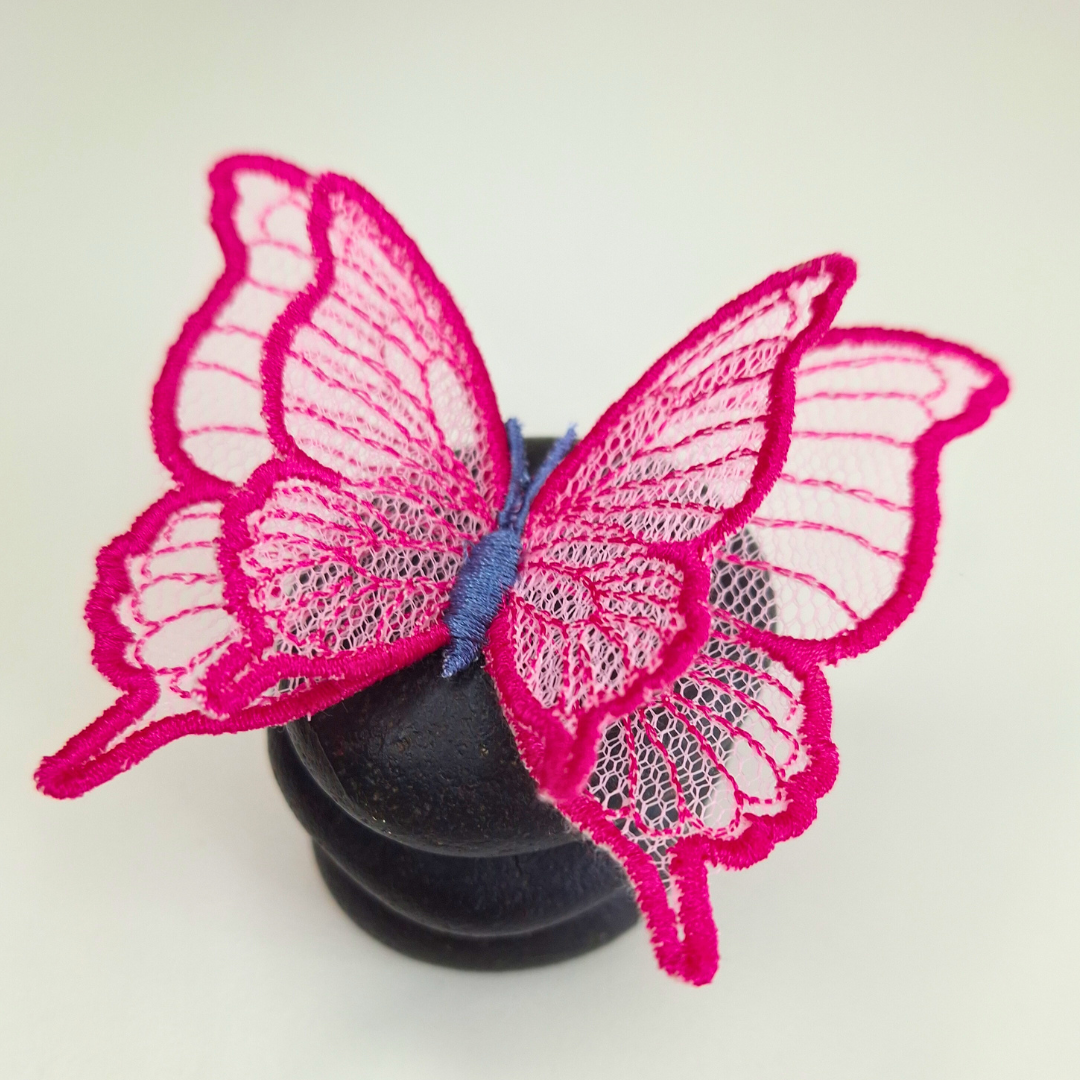 Beautiful 3D Tulle Butterflies You Can Make At Home.