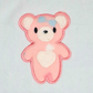 Applique Bear Machine Embroidery Design