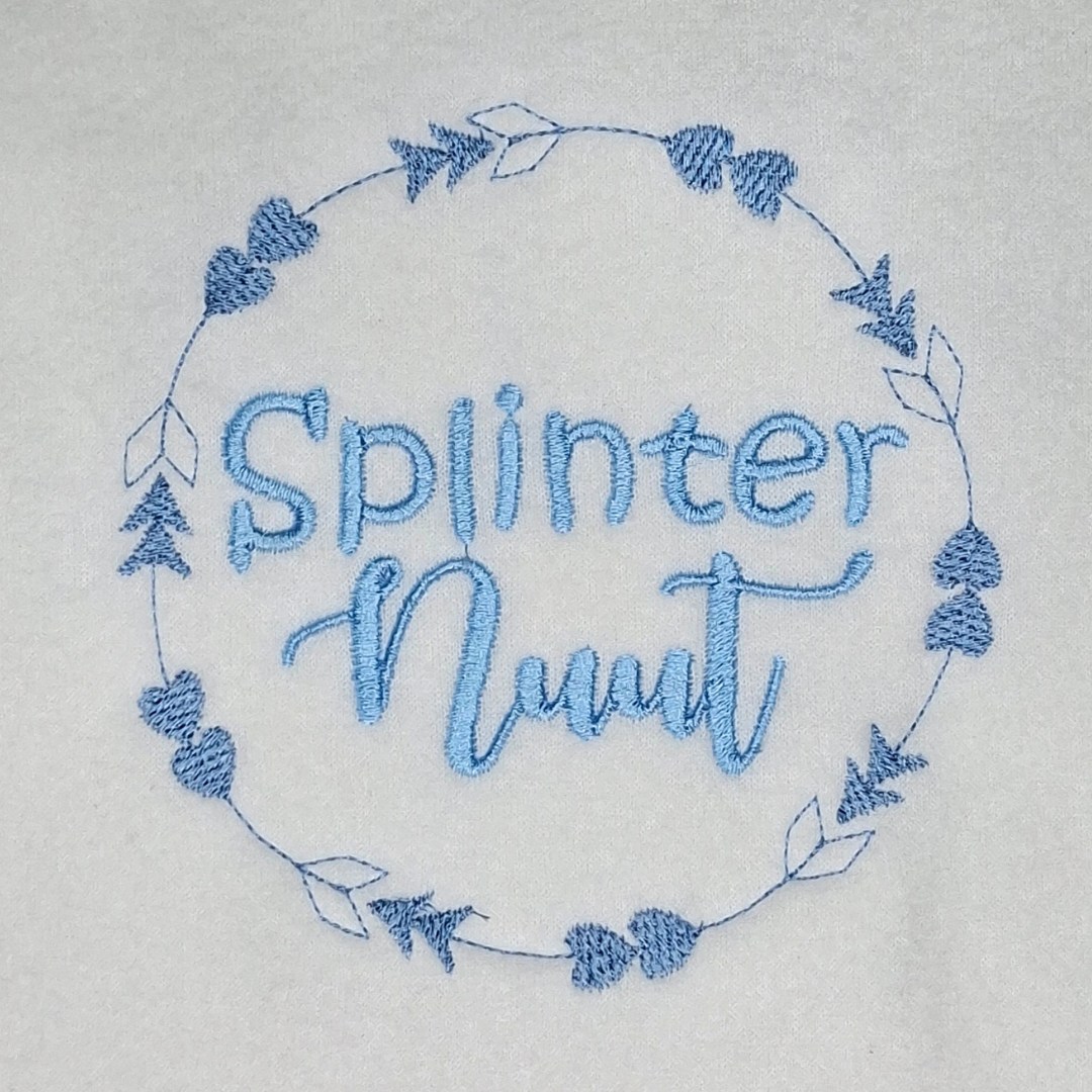 Splinter Nuut Afrikaans Machine Embroidery Design