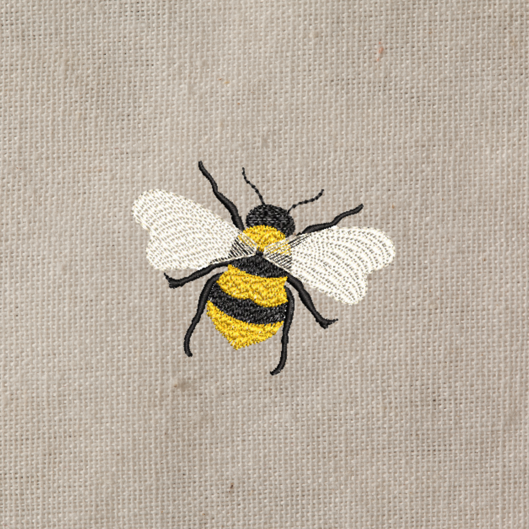 Bee Machine Embroidery Design