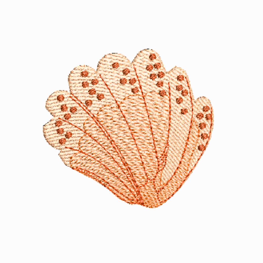 Broad Ribbed Sea Shell Machine Embroidery Design – Stitches & Strokes