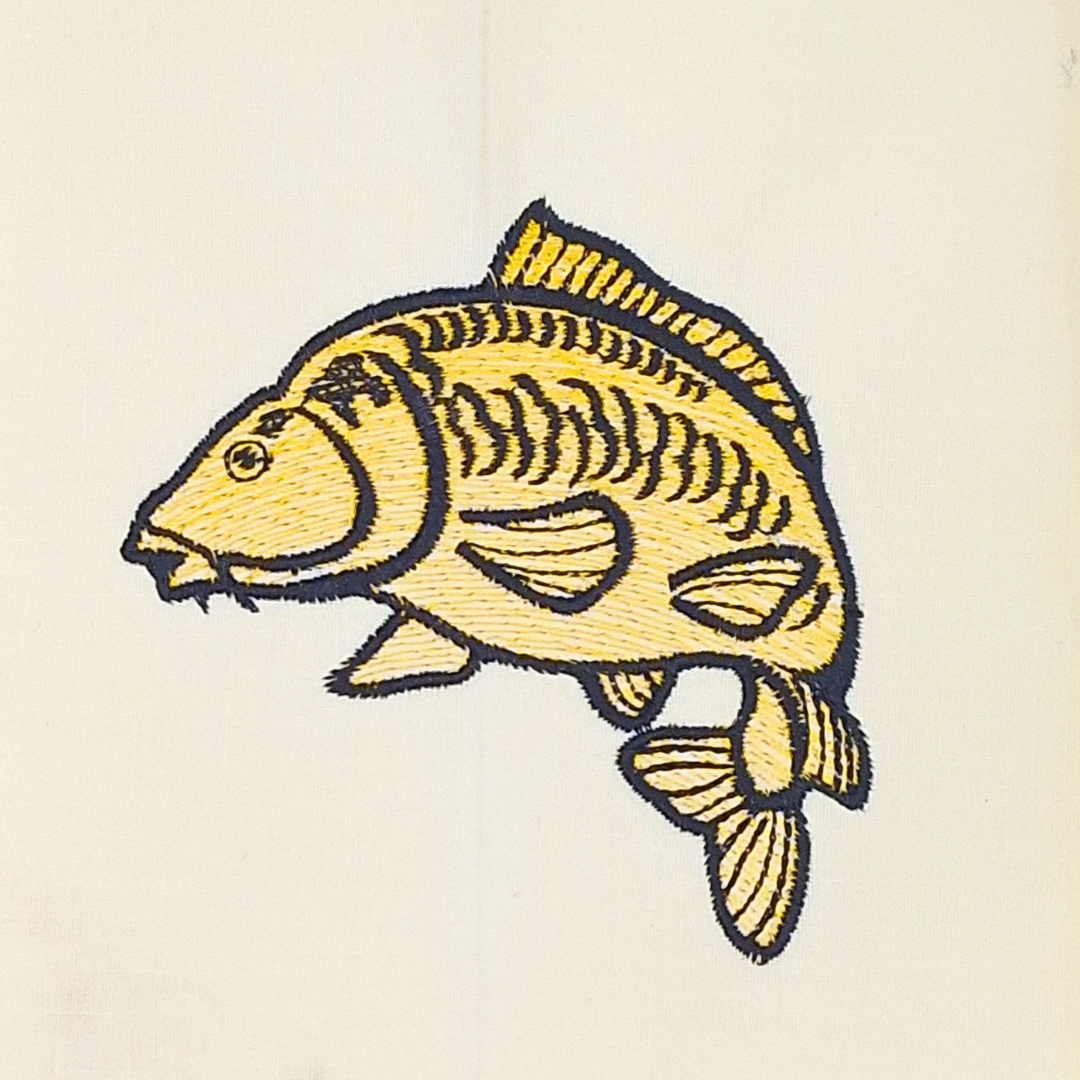 Carp Fish Machine Embroidery Design – Stitches & Strokes