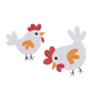 Cartoon Chicken Machine Embroidery Design Bundle