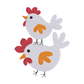 Cartoon Chicken Machine Embroidery Design Bundle