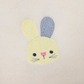 This is a cute baby bunny face machine embroidery design that is easy to embroider for baby and easter themes.