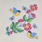 Flower Spray with Birds Machine Embroidery Design