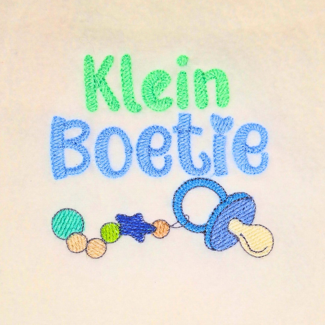 Klein Boetie Afrikaans Machine Embroidery Design