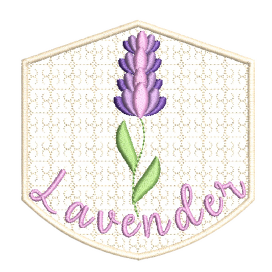 Lavender Machine Embroidery Design