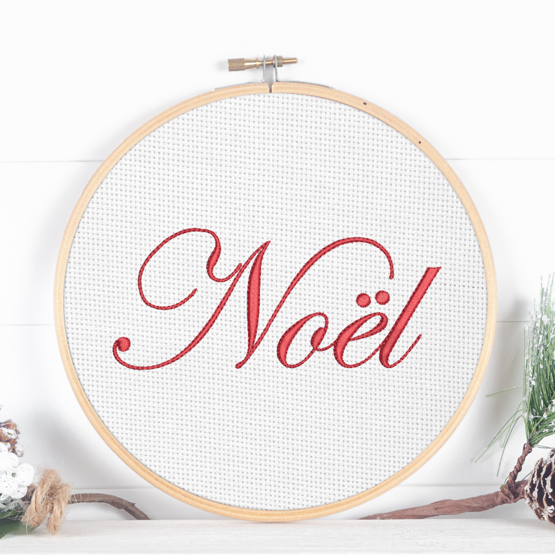 Noël Machine Embroidery Design