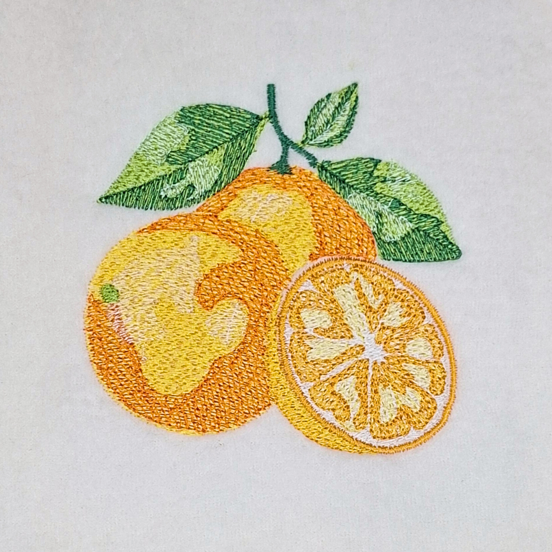 Oranges Machine Embroidery Design