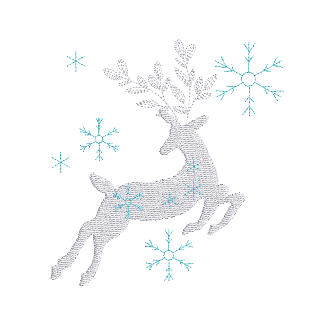 Reindeer Machine Embroidery Design