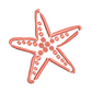 Sea Star Machine Embroidery Design