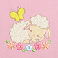 Sleeping Baby Sheep Machine Embroidery Design