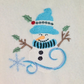 Snowman Machine Embroidery Design