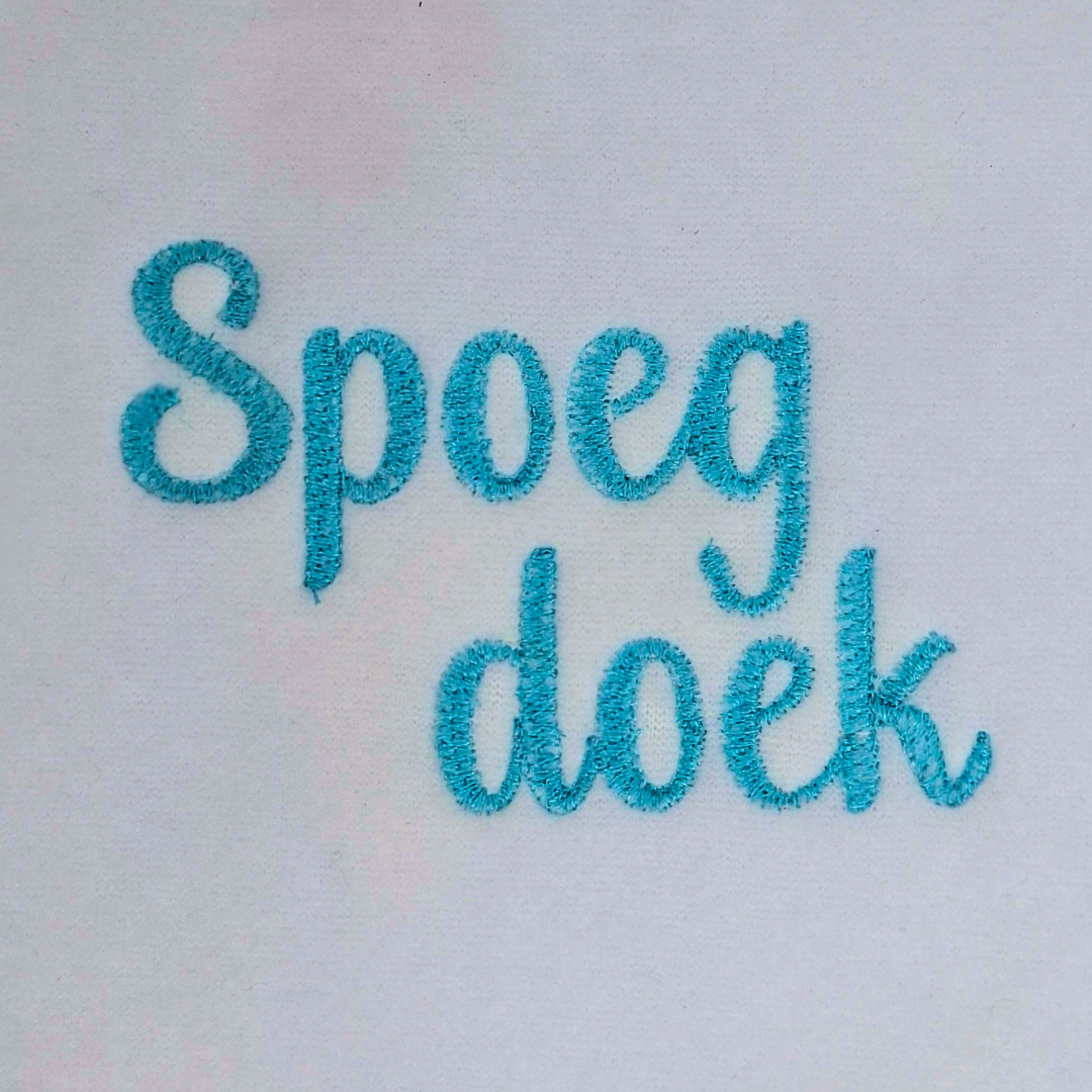 Spoegdoek Afrikaans Machine Embroidery Design