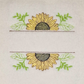 Sunflower Split Monogram Machine Embroidery Design