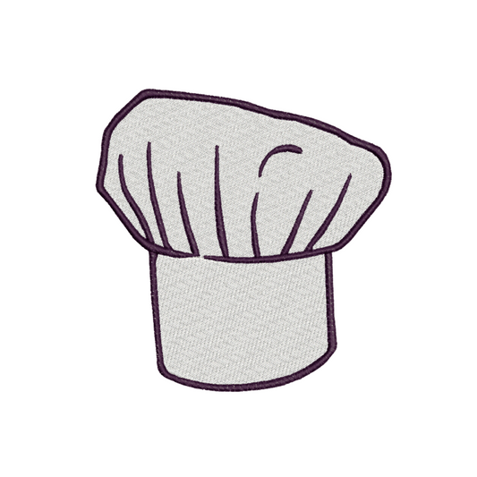 Chef Hat Machine Embroidery Design