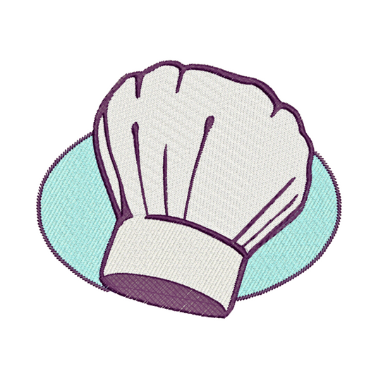 Chef Hat Machine Embroidery Design