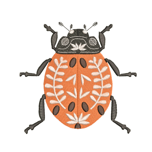 Ladybird Machine Embroidery Design