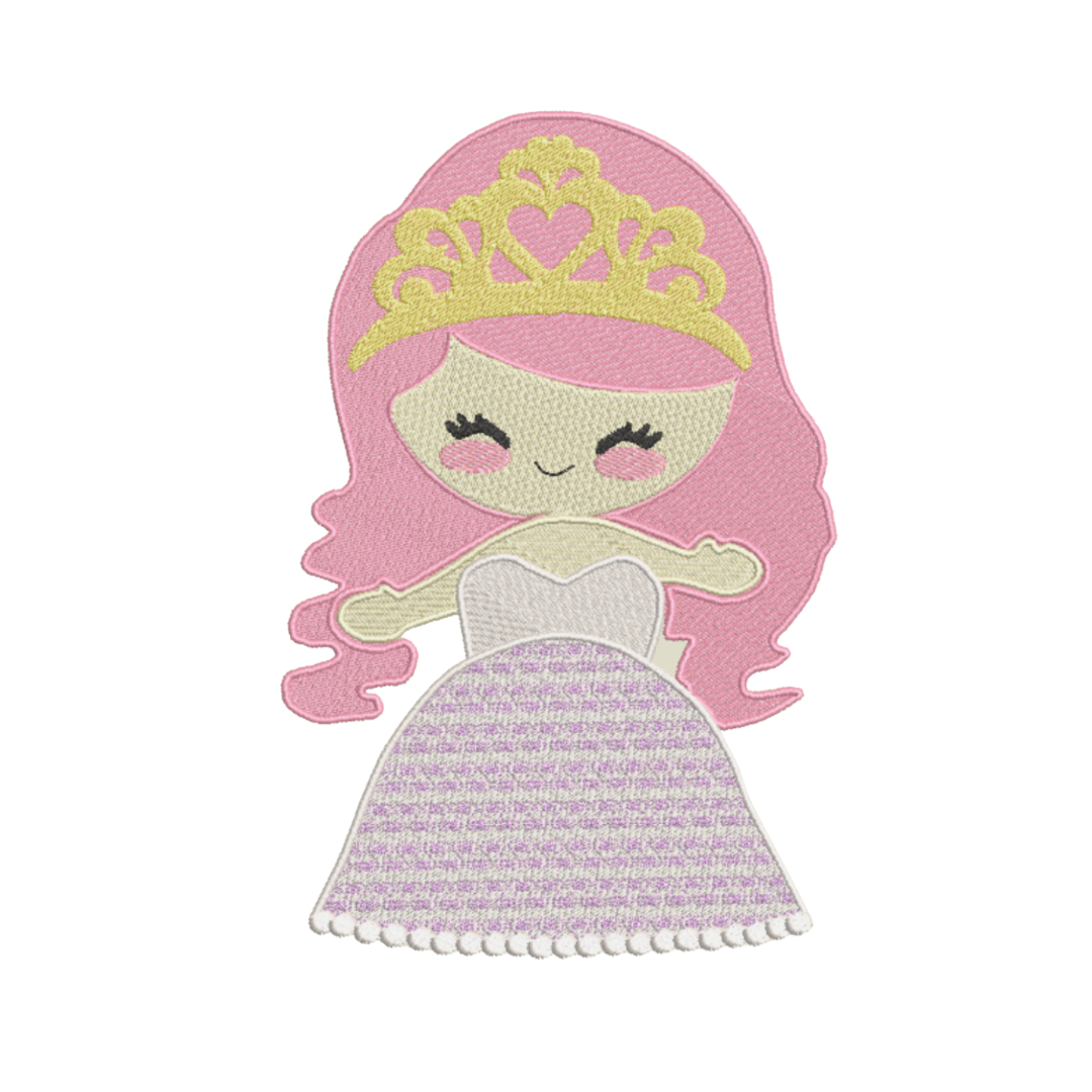 Little Princess Machine Embroidery Design