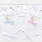 This is an image of a machine embroidery design featuring a "Mommy's 1st Mother's Day" quote. This machine embroidery design for new mommy's is perfect for embroidery on newborn baby onesies to wear on Mother's Day.