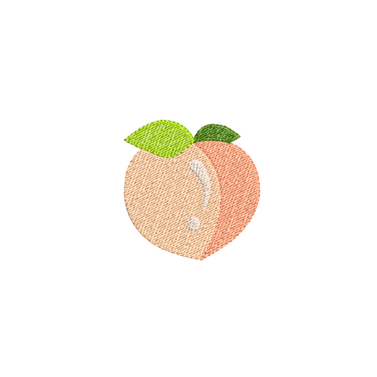 Peach Machine Embroidery Design