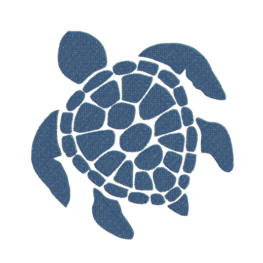 Sea Turtle Machine Embroidery Design