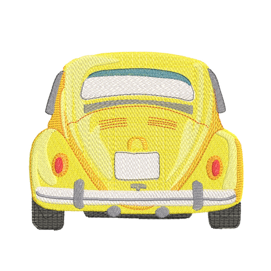 Classic Retro Car Machine Embroidery Design